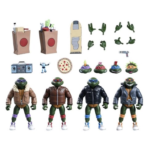 Фигурка NECA Teenage Mutant Ninja Turtles: Punk Disguise Turtles 4-Pack