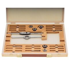 Набор метчиков и плашек UNF №5 -№12 115CrV3 17пр Bucovice(CzTool) 316000