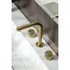Boheme 152-MG-A Смеситель на столешницу AURA на 3 отв. MAT GOLD