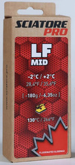 Парафин лыжный Sciatore Pro LF MID 180гр. красный 2°..-2°