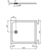 Душевой поддон 100х90 см Ideal Standard Ultraflat S K8220FS