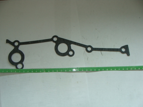 Прокладка крышки цепи левая дв.ЗМЗ 405-514 (2 отв.)