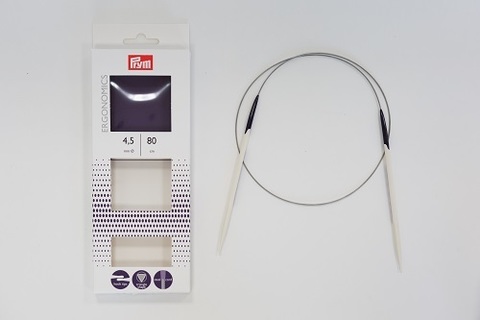 Prym Ergonomics Спицы круговые (пластик), № 9, 80 см