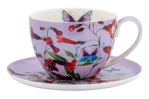 Чашка с блюдцем 400мл Maxwell&Williams Пенстемоны