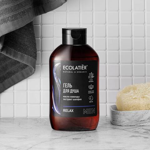 Ecolatier MAN Гель для душа Relax,мужской 400 мл