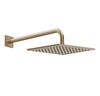 Gessi 59158#726 Gessi RILIEVO Верхний душ 250х250 мм., с настенным держателем 389 мм., цвет Warm Bronze Br. PVD