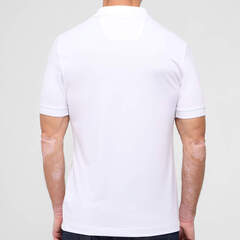 Поло мужское Eterna Slim Fit 2225-G16P-00 белое, короткий рукав