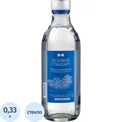 Вода питьевая Деловой Стандарт 0,33 негаз, стек/бут (LEGEND of BAIKAL)