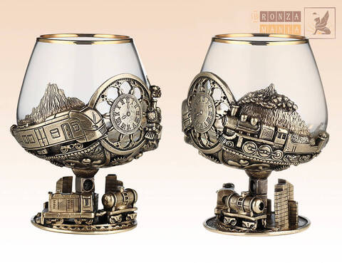 бокал Поезд - Железная дрога
