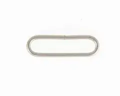 Рамка металлическая овальная 50 мм, 3,2 мм, h 10 мм, 7,5 гр, никель