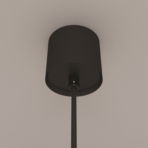 Подвесной светодиодный светильник Maytoni Luna P039PL-5W4K-10-B