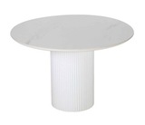 Стол DUBAI 100 Madrid gloss / white velvet