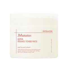 JMsolution Alpha Peeling Toner Pads тонер-пэды с альфа-гидроксикислотами для сияния кожи