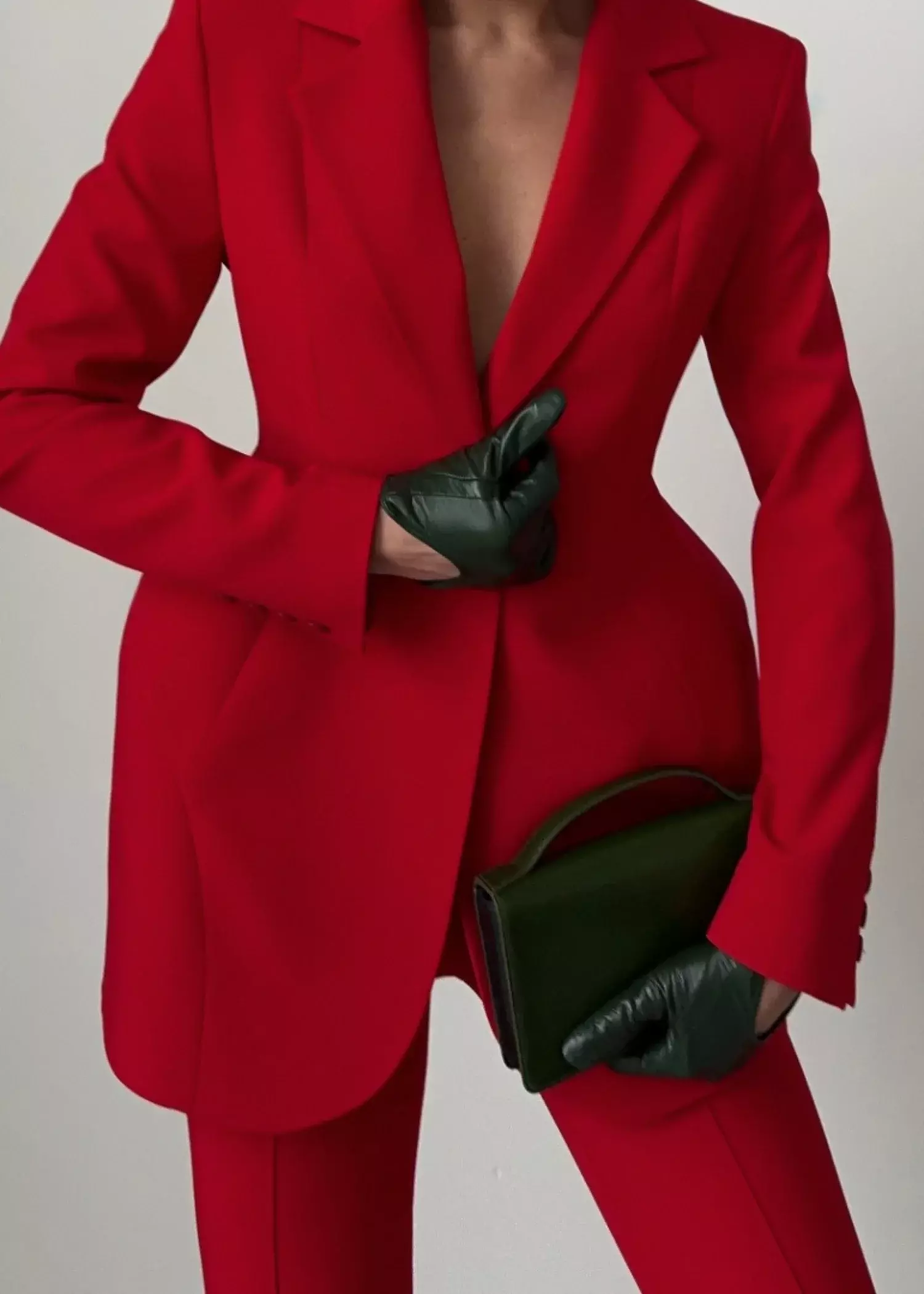 Жакет Инстамодель, Красный