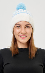 Шапка Nordski Blizzard Ice Water/White