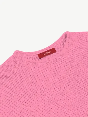 Джемпер оверсайз из шелка