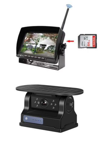 Беспроводная система видеонаблюдения/видеорегистрации AHD для грузовика (монитор 7