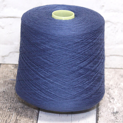 Меринос гребеной BOTTO POALA 2/28 синий джинсовый