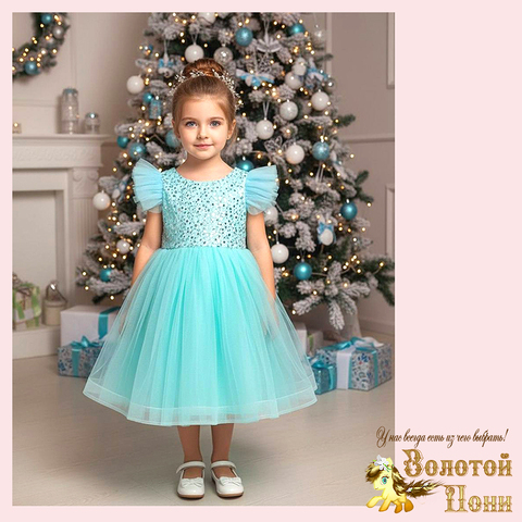 Платье нарядное на корсете (3-6) 251204-W2114