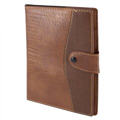 
          Ежедневник недатированный, 15,0 см * 22,0 см, 7БЦ, Alingar, иск. кожа, клапан на кнопке, 100 л., клетка