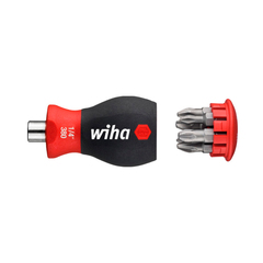 Отвертка с насадками Stubby PH/PZ 57мм 6шт Wiha 3801-02 33740