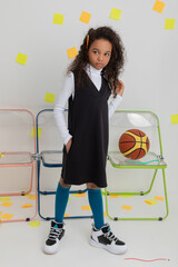 платье  для девочки  К 5817/черный