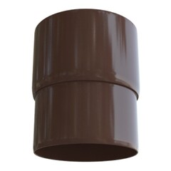 Муфта трубы соединительная ПВХ Альта-Профиль Элит Коричневый 95 мм