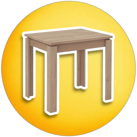 стол ТЕХНО (дуб вотан) (нераздвижной)