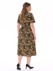 4536 Халат на пуговицах