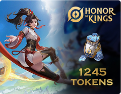 Игровая валюта Honor of Kings 1245 Tokens [Цифровая версия] (для ПК, цифровой код доступа)