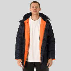 Парка Alpha Industries N-3B Slim Fit Rep. Blue (Синяя)