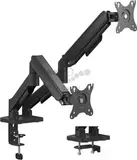 Кронштейн для мониторов Cactus CS-VM-MG-82-BK черный/белый 17"-32" макс.9кг настольный поворот и наклон