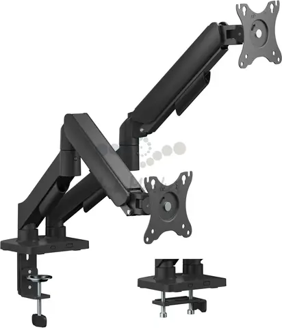 Кронштейн для мониторов Cactus CS-VM-MG-82-BK черный/белый 17"-32" макс.9кг настольный поворот и наклон