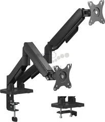 Кронштейн для мониторов Cactus CS-VM-MG-82-BK черный/белый 17"-32" макс.9кг настольный поворот и наклон