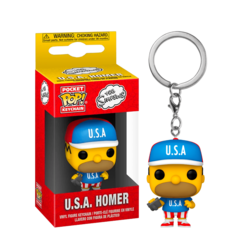 Брелок Funko Pocket POP! Keychain: Simpsons: USA Homer
