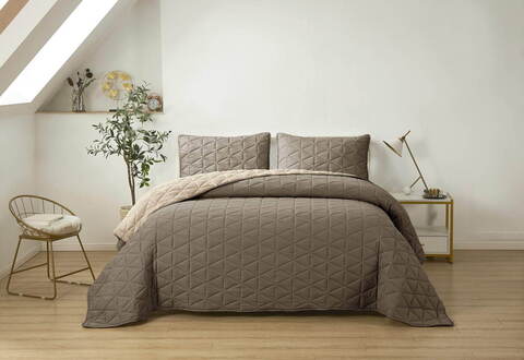 Плед 160х220 Sofi De MarkO Фабрис №2 коричневый