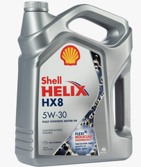 Моторное масло SHELL Helix HX8 5W30 Синтетическое 4 л
