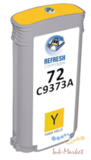 Совместимый картридж C9373A №72 Yellow Dye 130 мл для HP DesignJet T1100, T1200, T2300
