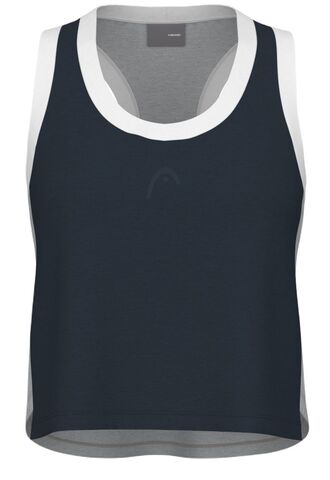 Топ теннисный Head Play Crop Top - navy/grey