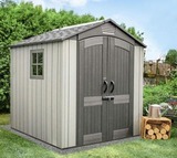 Пластиковый хозблок LifeTime WoodLook 7x7