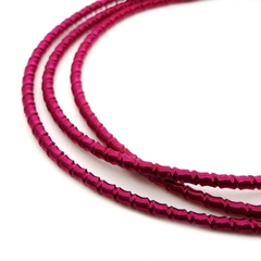 Канитель мягкая, фигурная KAN/LB, 2 мм, матовый, розовая фуксия