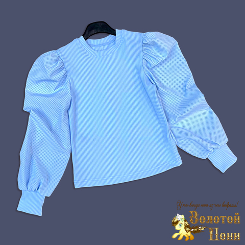 Блуза трикотаж д (6-10) 250530-QR9075