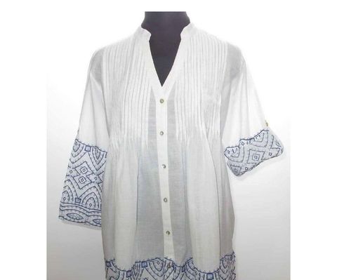 Туника женская Furstenberg Blue in White