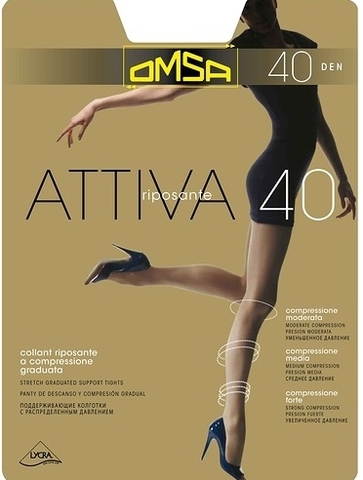 Attiva 40 XXL nero 6XXL (Omsa)