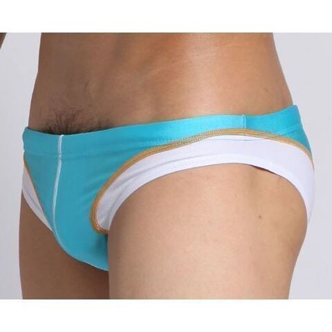 Мужские плавки брифы голубые Seobean Seaside Blue Brief