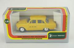 Moskvich-412 Taxi yellow Agat Mossar Tantal 1:43