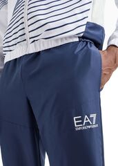 Теннисный костюм EA7 Man Woven Tracksuit - white/navy blue