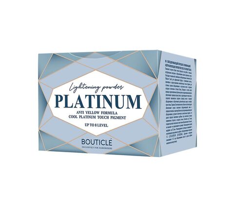 Обесцвечивающий порошок с комбинацией нейтрализующих пигментов COOL PLATINUM TOUCH  500 гр