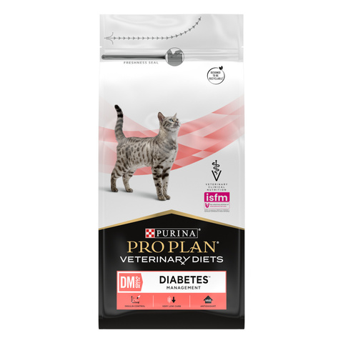 Purina Pro Plan Veterinary Diets DM St/Ox сухой корм для кошек при сахарном диабете 1,5 кг