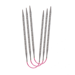 Спицы чулочные гибкие супергладкие Addi CrasyTrio Unicorn Lace Long